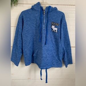 Hooded Maine Sweatshirt by Harrisburg Trading Co. Size Medium.